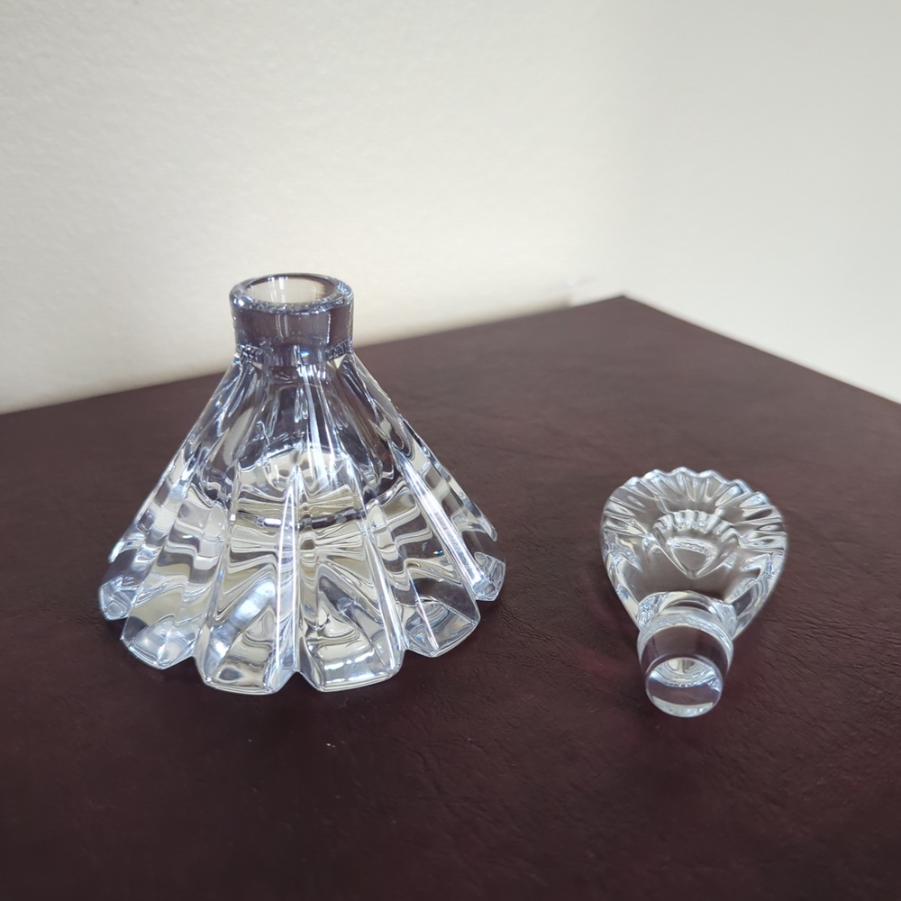 100% Crystal Mikasa Perfume Bottle